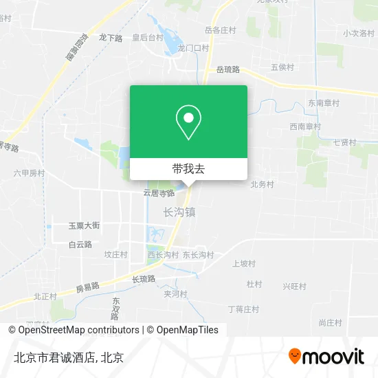 北京市君诚酒店地图