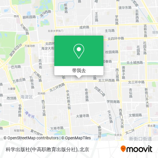 科学出版社(中高职教育出版分社)地图