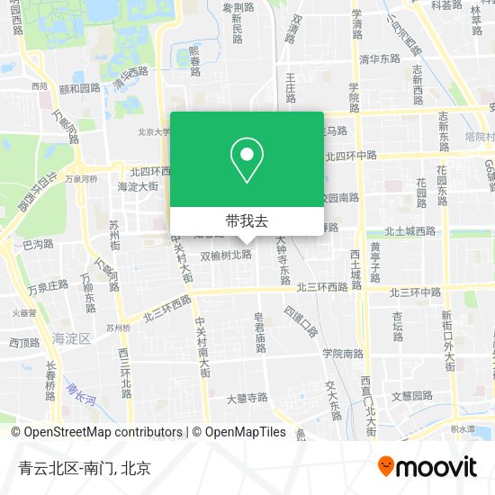 青云北区-南门地图