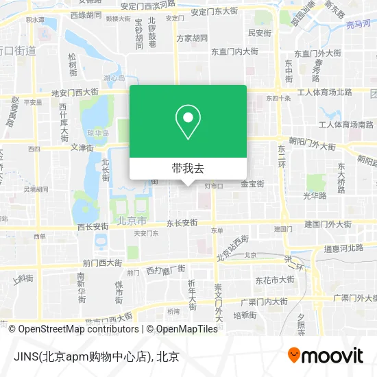 JINS(北京apm购物中心店)地图