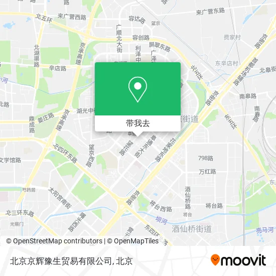 北京京辉豫生贸易有限公司地图