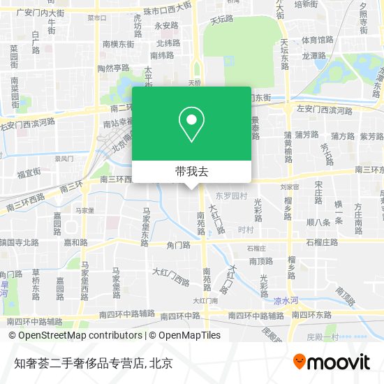 知奢荟二手奢侈品专营店地图