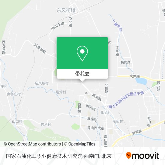 国家石油化工职业健康技术研究院-西南门地图