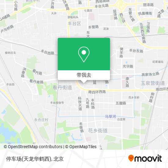 停车场(天龙华鹤西)地图