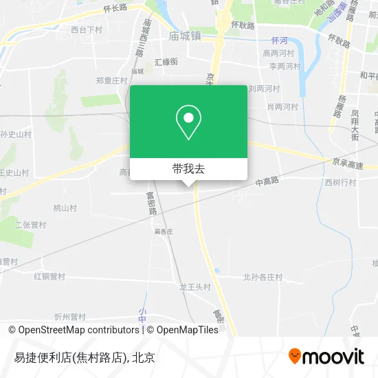 易捷便利店(焦村路店)地图
