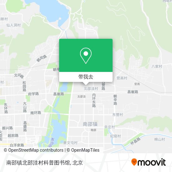 南邵镇北邵洼村科普图书馆地图
