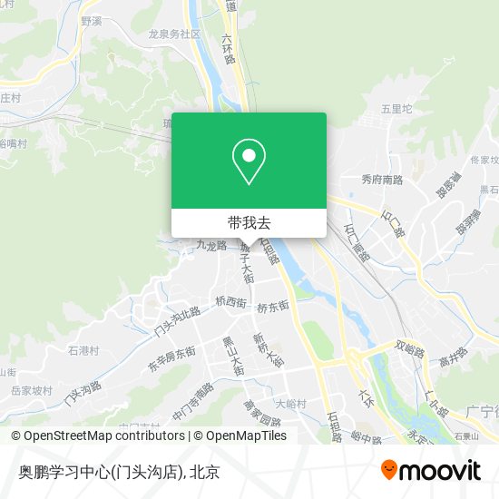 奥鹏学习中心(门头沟店)地图
