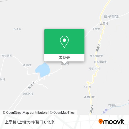 上季路/上镇大街(路口)地图