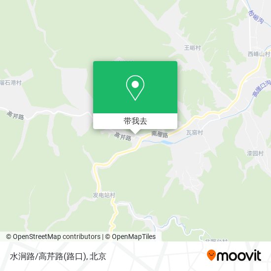 水涧路/高芹路(路口)地图