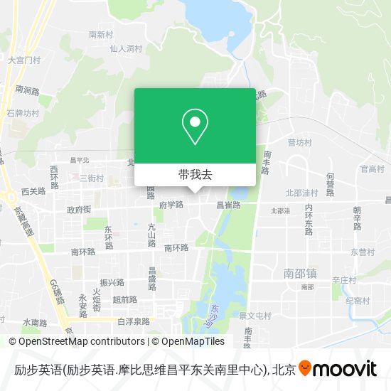 励步英语(励步英语.摩比思维昌平东关南里中心)地图