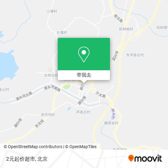 2元起价超市地图