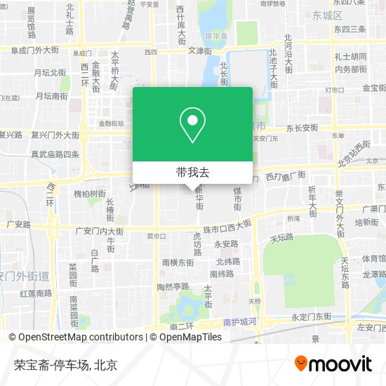 荣宝斋-停车场地图