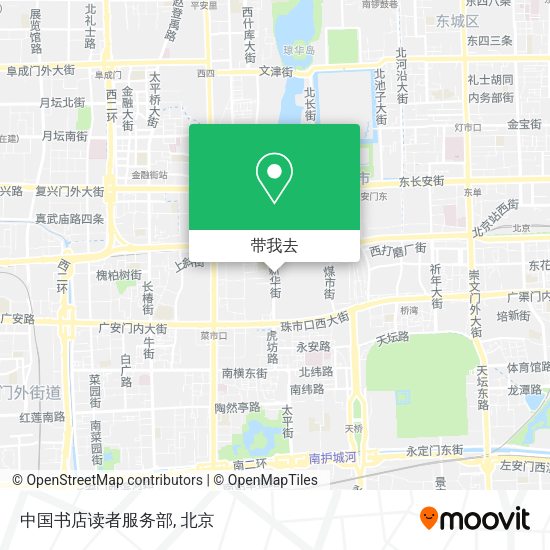 中国书店读者服务部地图