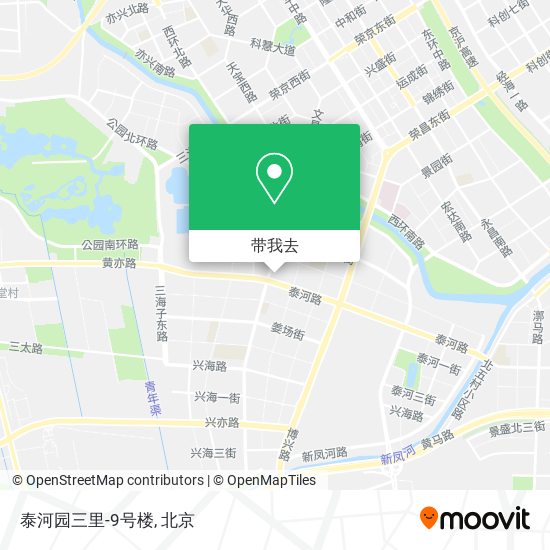 泰河园三里-9号楼地图
