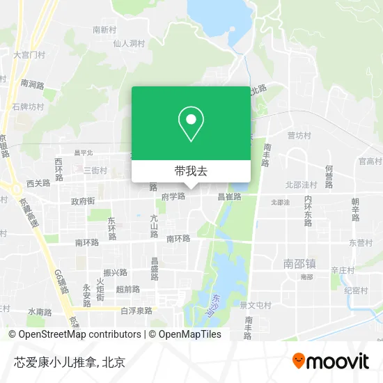 芯爱康小儿推拿地图