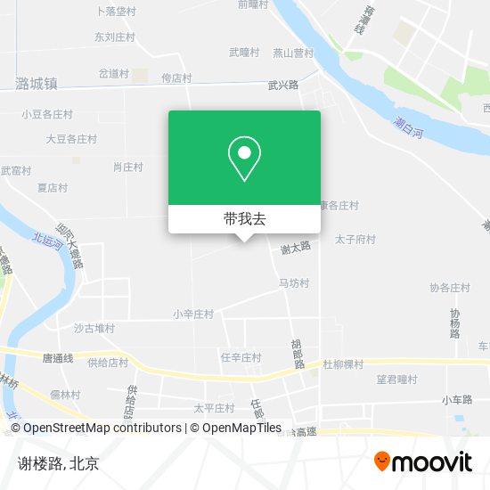 谢楼路地图