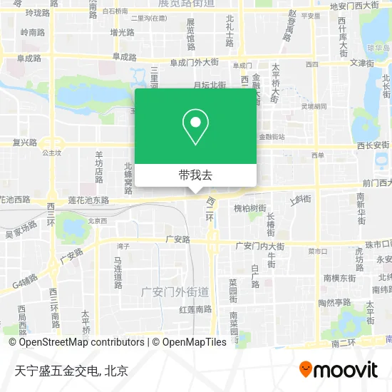 天宁盛五金交电地图