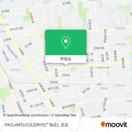 PACLANTLC(北店时代广场店)地图