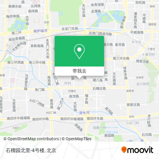 石榴园北里-4号楼地图
