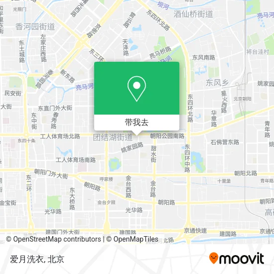 爱月洗衣地图