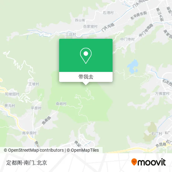 定都阁-南门地图