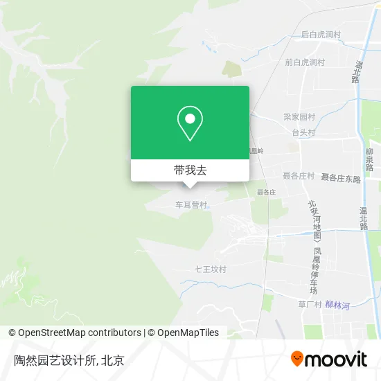 陶然园艺设计所地图