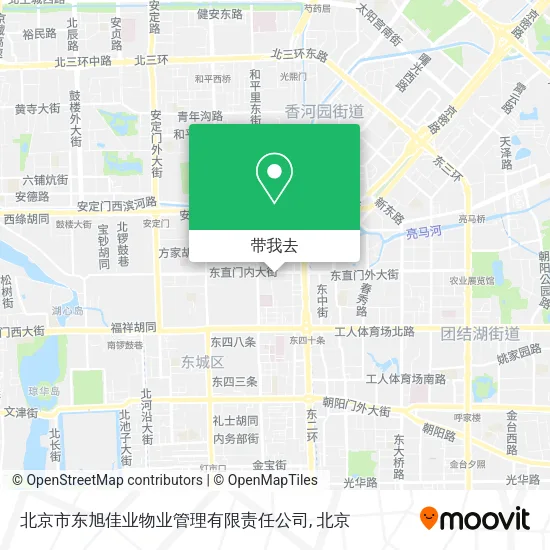 北京市东旭佳业物业管理有限责任公司地图