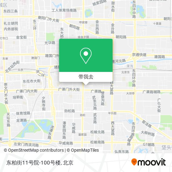 东柏街11号院-100号楼地图