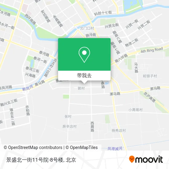 景盛北一街11号院-8号楼地图