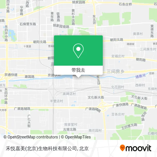 禾悦嘉美(北京)生物科技有限公司地图