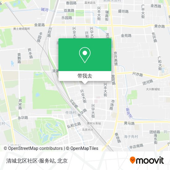 清城北区社区-服务站地图