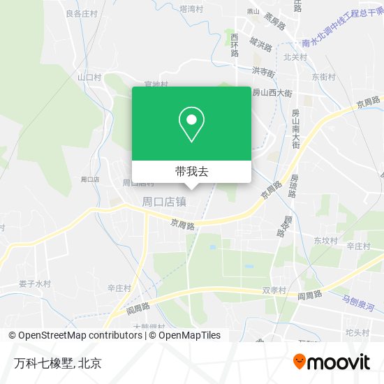 万科七橡墅地图