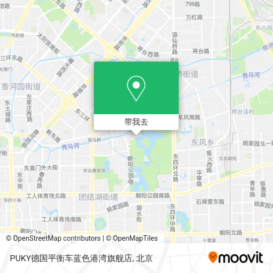 PUKY德国平衡车蓝色港湾旗舰店地图