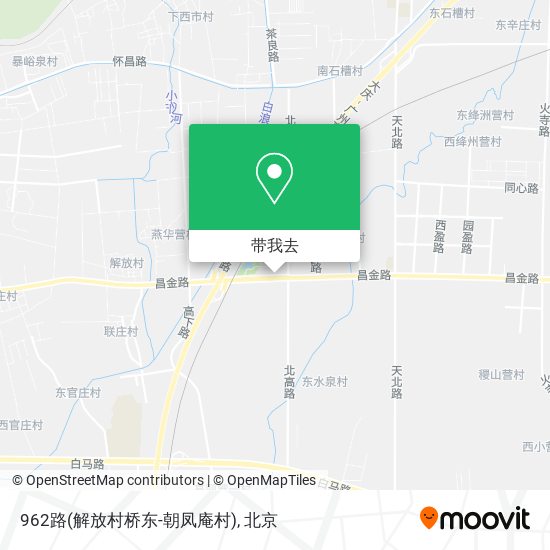 962路(解放村桥东-朝凤庵村)地图