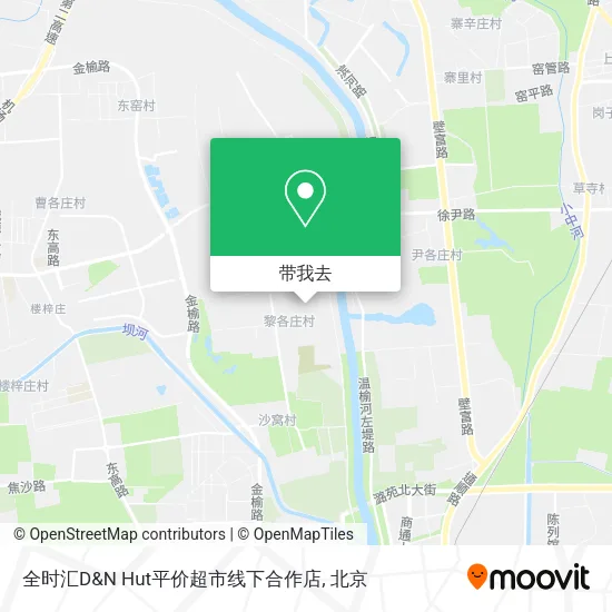 全时汇D&N Hut平价超市线下合作店地图