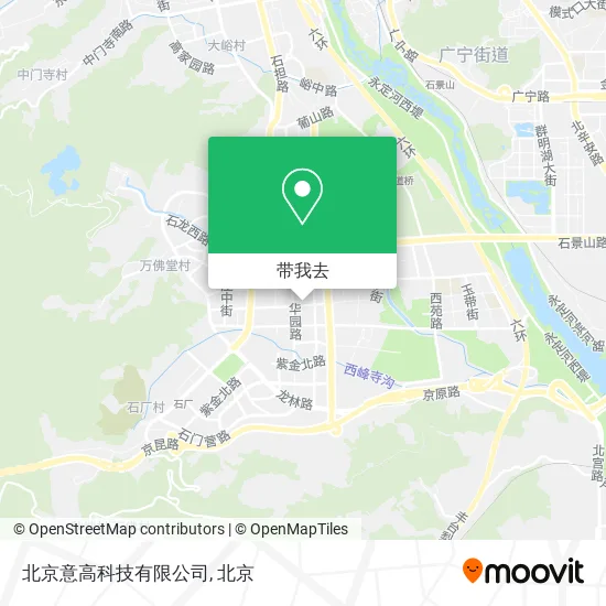 北京意高科技有限公司地图