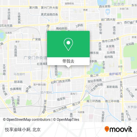 悦享渝味小厨地图