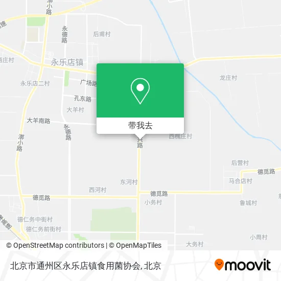 北京市通州区永乐店镇食用菌协会地图