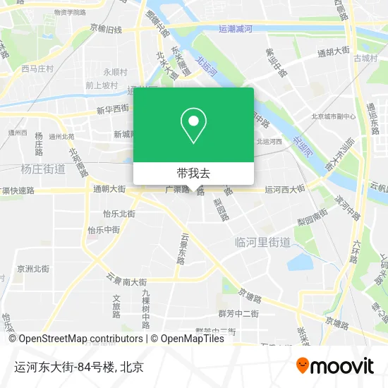 运河东大街-84号楼地图
