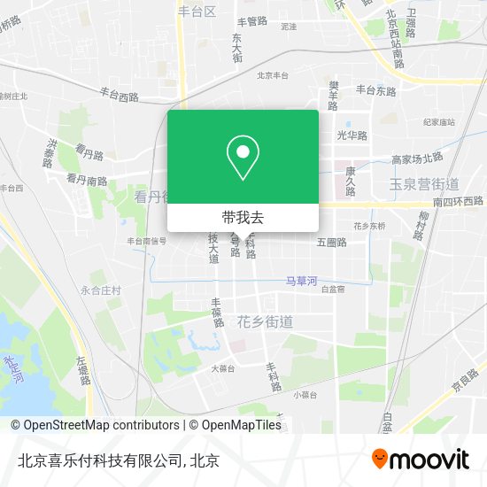 北京喜乐付科技有限公司地图