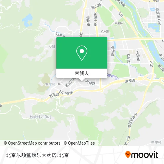 北京乐顺堂康乐大药房地图