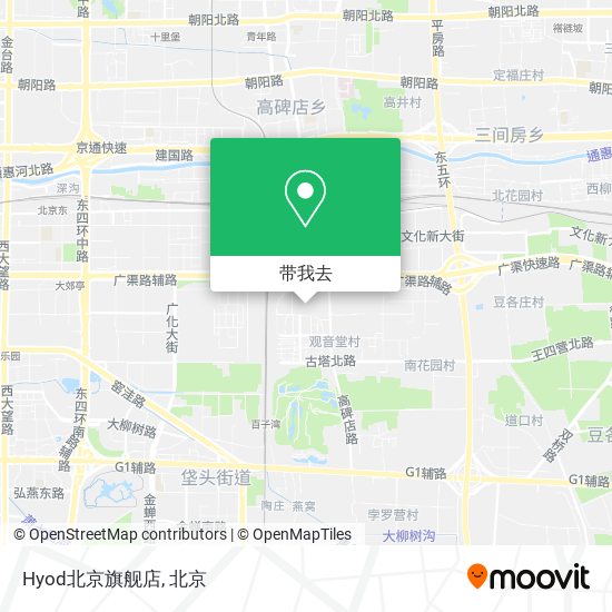 Hyod北京旗舰店地图