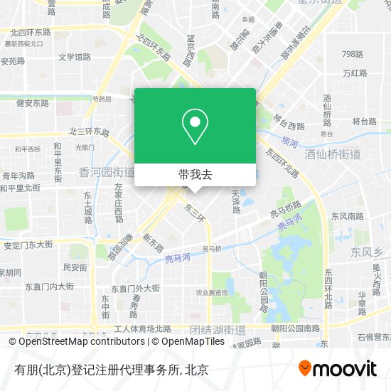 有朋(北京)登记注册代理事务所地图