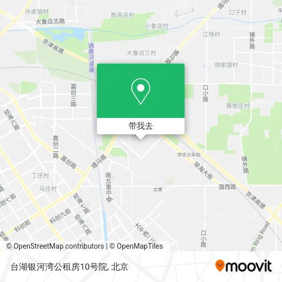 台湖银河湾公租房10号院地图
