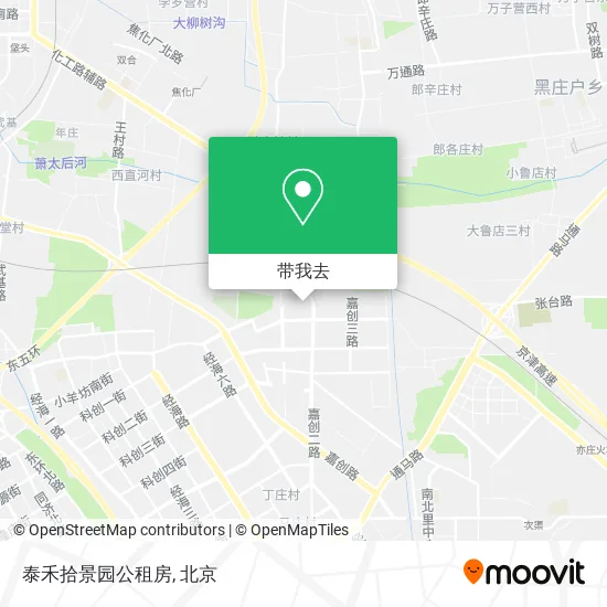 泰禾拾景园公租房地图