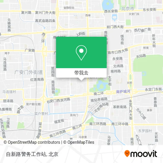 自新路警务工作站地图