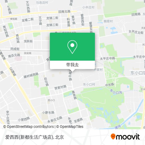 爱西西(新都生活广场店)地图