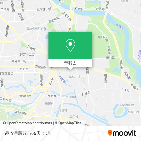品农果蔬超市66店地图