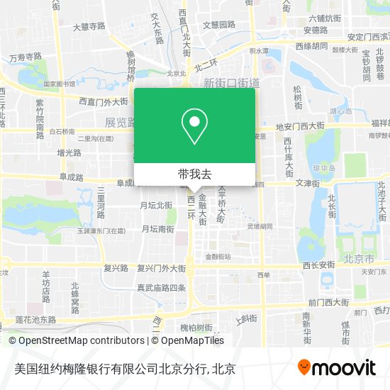 美国纽约梅隆银行有限公司北京分行地图