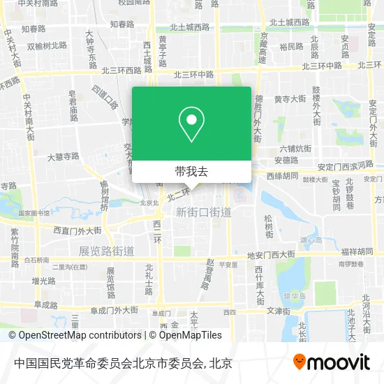 中国国民党革命委员会北京市委员会地图